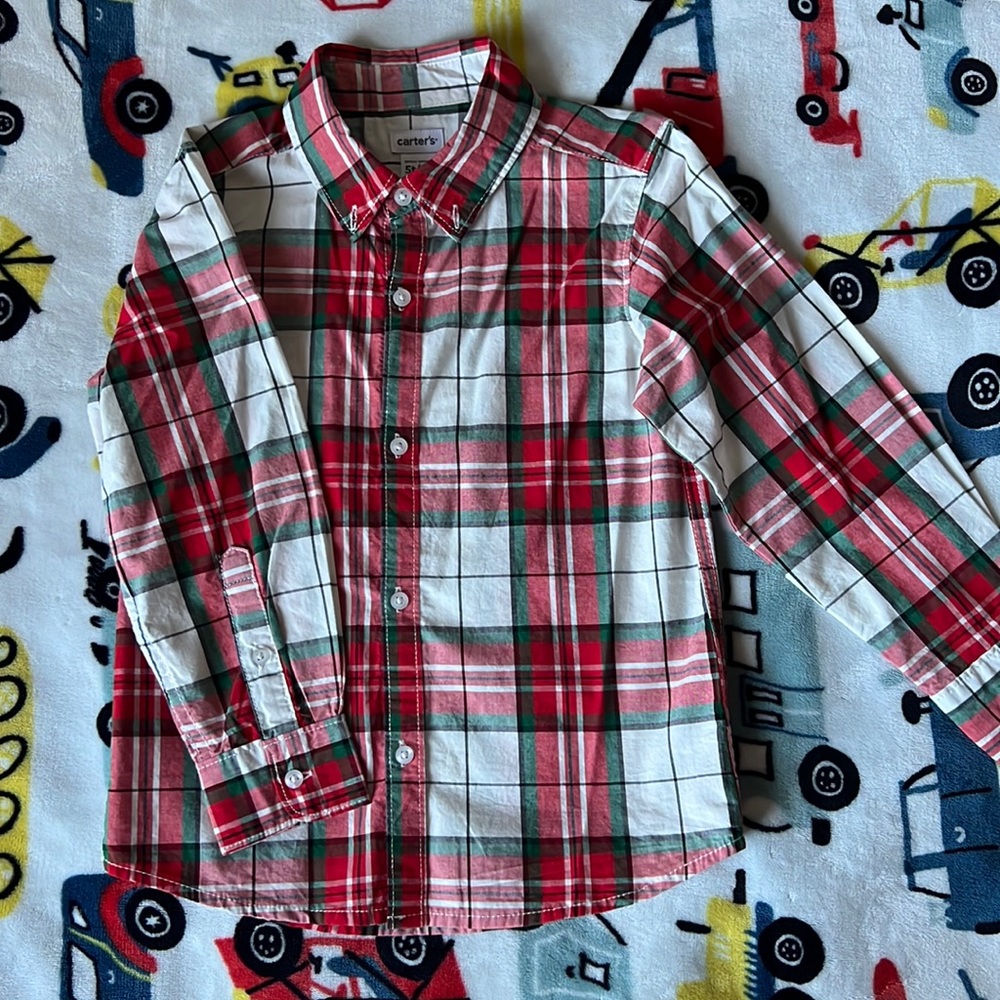 Carter’s Plaid Button Front Shirt